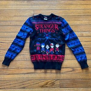 Stranger Things Sweater. Size Medium.